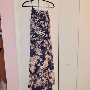 Lulu's Floral Maxi Dress